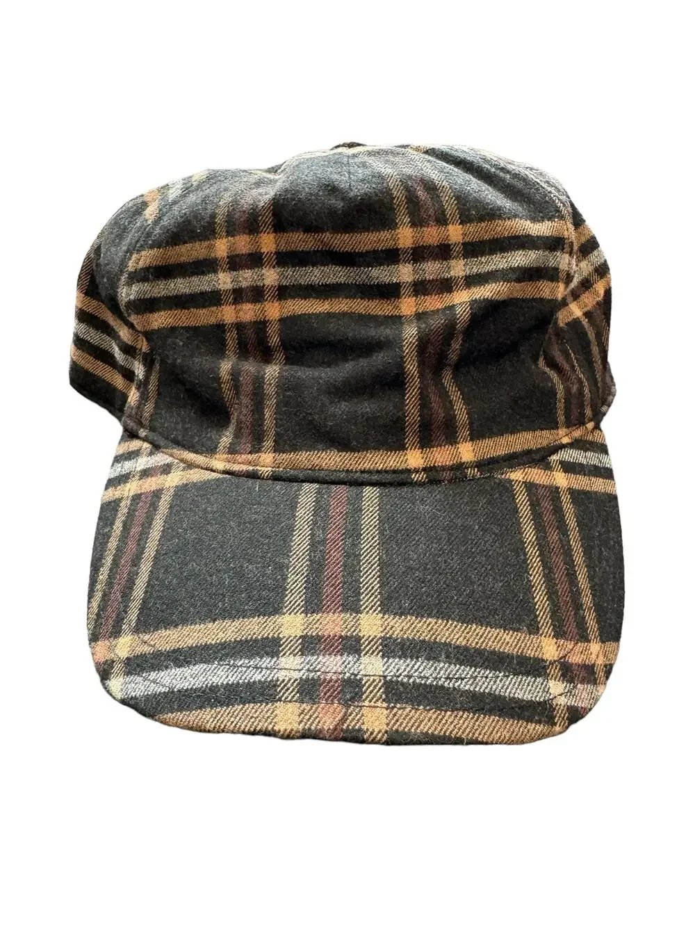 New Janie and Jack Boys Plaid Ball Cap Size 6-8